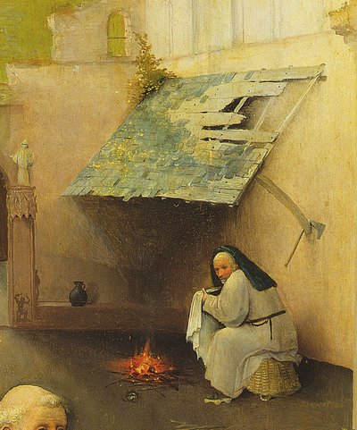 The Adoration of the Magi (detail) by Hieronymus Bosch